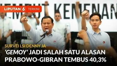 Elektabilitas Prabowo-Gibran Tembus 40,3 Persen karena 'Gemoy' | Liputan 6