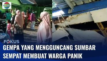 Gempa Magnitudo 6,2 Guncang Sumatera Barat, Warga Berlarian Panik! | Fokus