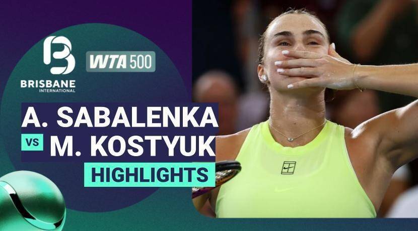 WTA 500: Brisbane International presented by ANZ 2026 - Final