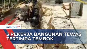 Evakuasi 3 Pekerja Bangunan yang Tewas Tertimpa Tembok di Pangandaaran Berlangsung Dramatis!