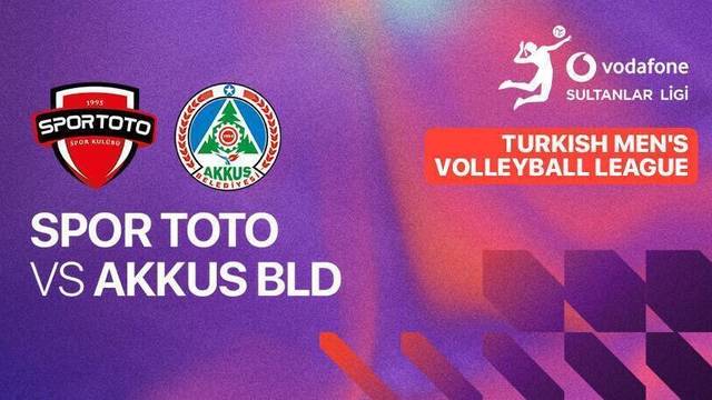 Spor Toto vs Akkus Bld - Full Match | Turkish Men's Volleyball League 2025/26