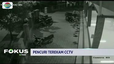 Detik-Detik Aksi Pencuri Motor di Bekasi Terekam CCTV Masjid - Fokus Pagi