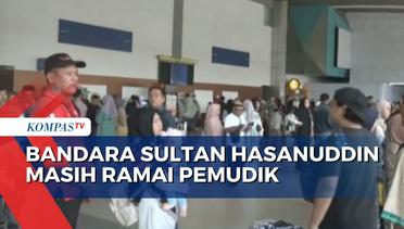 Sehari Pasca-Lebaran, Bandara Sultan Hasanuddin Makassar Masih Ramai Pemudik