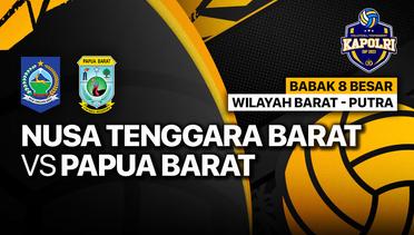 Full Match | Putra: Nusa Tenggara Barat vs Papua Barat | Piala Kapolri 2023