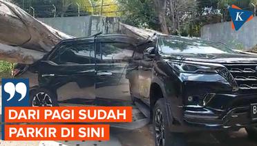 Respons Dokter yang Mobilnya Tertimpa Pohon di Depan Rumah Prabowo Subianto