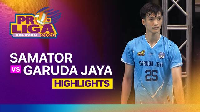 Final Four Putra: Surabaya Samator vs Jakarta Garuda Jaya - Highlight | Proliga 2026