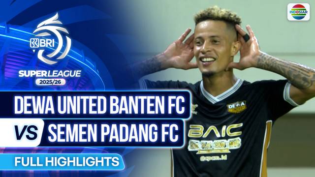 Dewa United Banten FC VS Semen Padang FC - Full Highlights | BRI Super League 2025/26