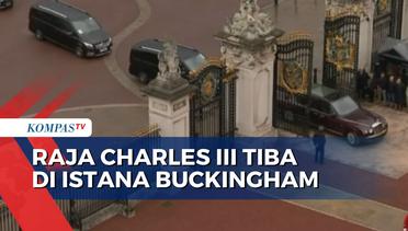 Raja Charles III dan Keluarga Kerajaan Tiba di Istana Buckingham