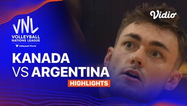 Kanada vs Argentina - Highlights | Men's Volleyball Nations League 2024