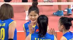 Full Highlight Bola Voli Putri Thailand vs Vietnam | Asian Games 2018