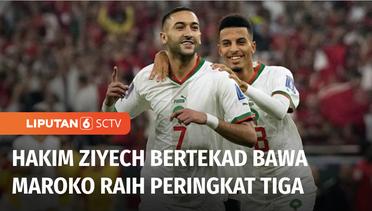 Maroko Andalkan Hakim Ziyech untuk Raih Peringkat Tiga Piala Dunia 2022 | Liputan 6
