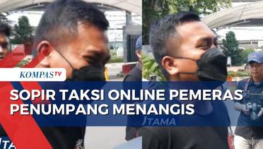 Diringkus Polisi, Pelaku Pemerasan Penumpang Taksi Online di Jakbar Menangis