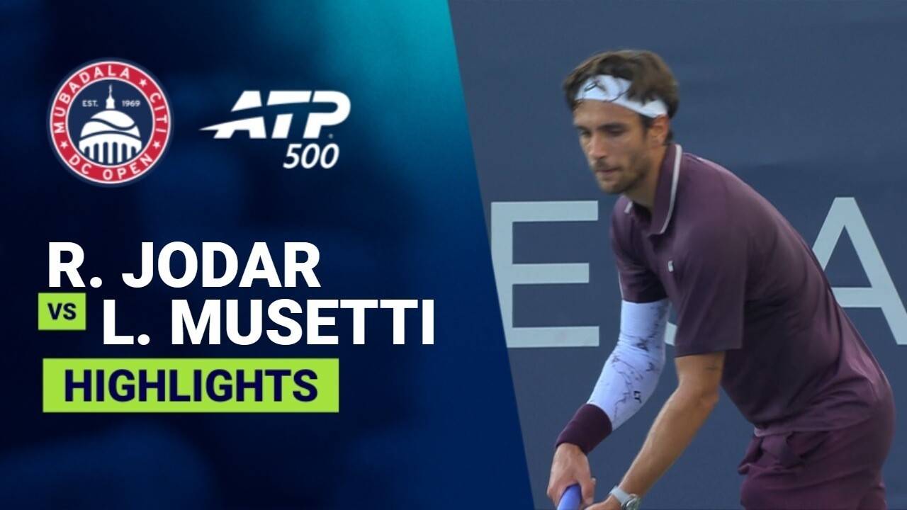 Rafael Jodar vs Lorenzo Musetti - Quarterfinal | ATP 500: Mubadala Citi DC Open 2026