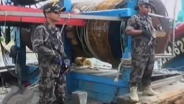 VIDEO: 3 Kapal Pencuri Ikan Asal Malaysia Ditangkap di Batam