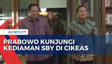 Prabowo Kunjungi Rumah SBY di Cikeas: Lebaran Kita Datang ke Senior
