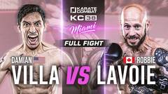 FULL FIGHT: Damian Villa vs Robbie Lavoie | Karate Combat 38