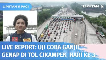 Live Report: Liputan Mudik Pantau Arus Kendaraan di Tol Cikampek dan Tol Palimanan | Liputan 6