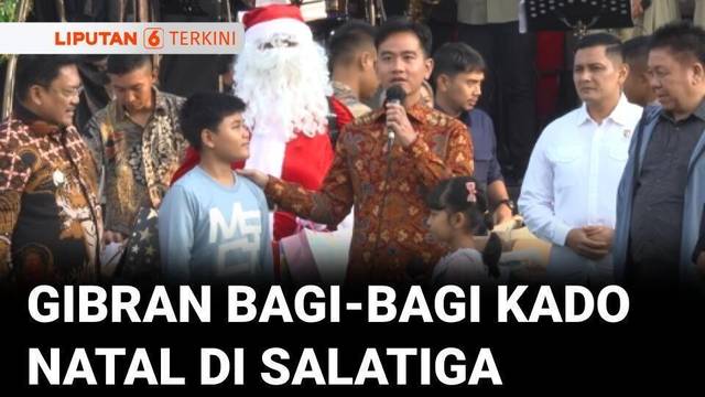 Wapres Gibran Hadiri Perayaan Natal dan Bagi-Bagi Kado ke Anak-Anak di Salatiga | Liputan 6