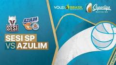 Full Match | Sesi Sp vs Azulim/Gabarito/Uberlandia |  Brazilian Men's Volleyball League 2021/2022