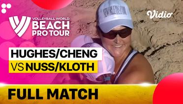 Full Match | Semifinals - Center Court: Hughes/Cheng (USA) vs Nuss Kloth (USA) | Beach Pro Tour Elite16 Uberlandia, Brazil 2023