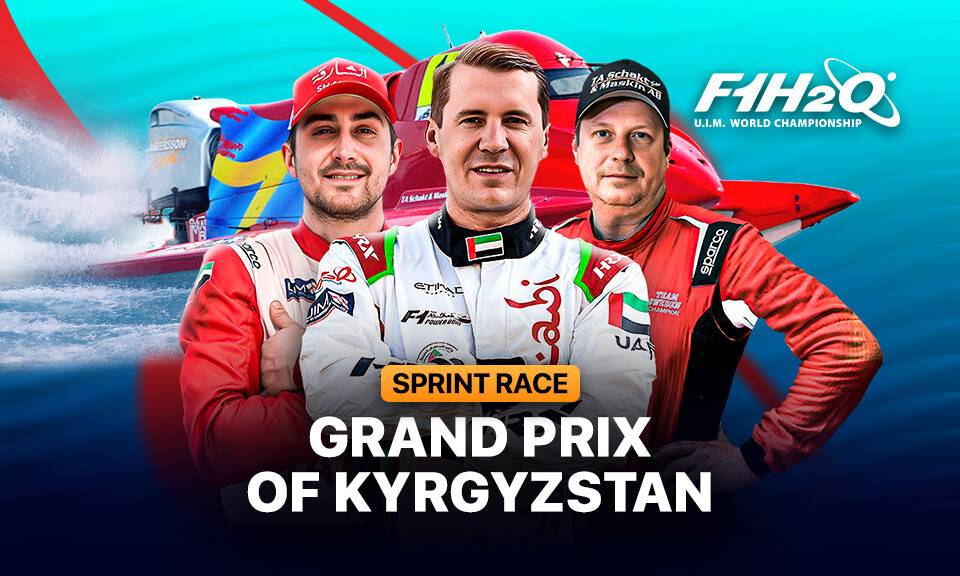 F1H2O Sprint Race - Grand Prix of Issyk-Kul, Kyrgyzstan