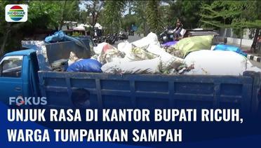 Warga Nekat Tumpahkan Sampah di Kantor Bupati Polewali Mandar, Picu Aksi Bentrok | Fokus