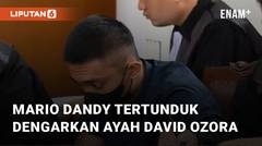 Mario Dandy Tertunduk Saat Dengarkan Kesaksian Ayah David Ozora