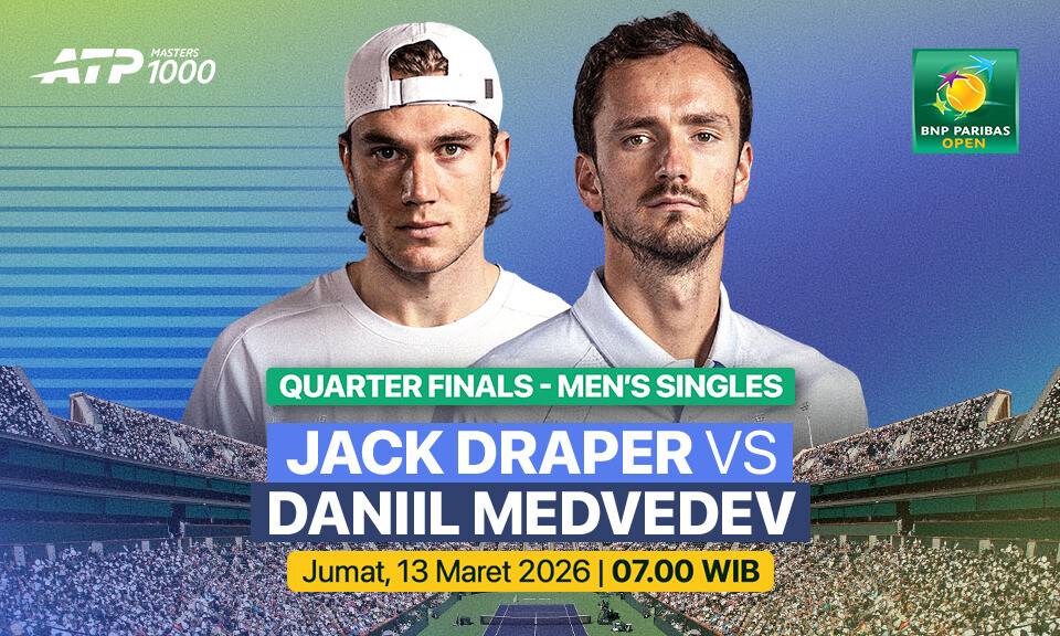 Jack Draper vs Daniil Medvedev