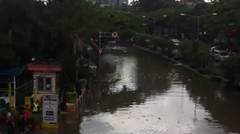 Kondisi Banjir jalan Dr Djunjunan (Pasteur) 24-10-2016