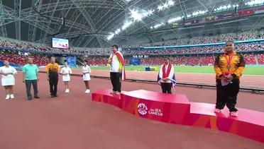 Athletics Women's Hammer Throw Victory Ceremony (Day 4 afternoon) | 28th SEA Games Singapore 2015