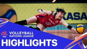 Match Highlight | VNL WOMEN'S - Japan 3 vs 1 Germany | Volleyball Nations League 2021