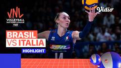 Match Highlights | Final: Brasil vs Italia | Women's Volleyball Nations League 2022