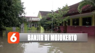 Banjir Mojokerto Rendam Akses Jalan Penghubung Antardesa