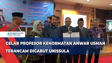 Gelar Profesor Kehormatan Anwar Usman Terancam Dicabut Unissula