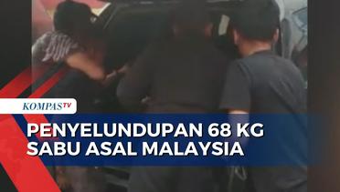 Polisi Gagalkan Penyelundupan 68 Kg Sabu Asal Malaysia di Medan
