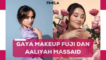 8 Eksplorasi Gaya Makeup Fuji dan Aaliyah Massaid, dari Tampilan Minimalis, Flawless hingga Glam