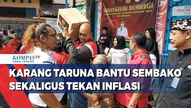 Karang Taruna Bantu Sembako Sekaligus Tekan Inflasi di Semarang