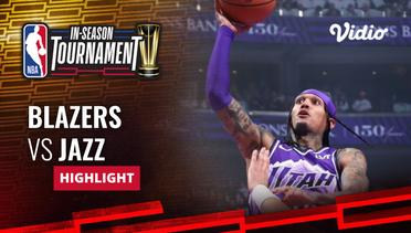 Portland Trail Blazers vs Utah Jazz - Highlights | NBA In Season 2023/24