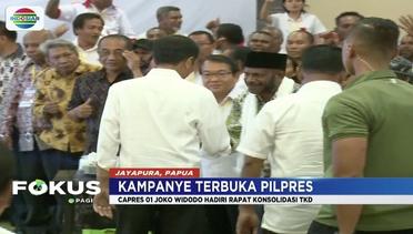 Jokowi Hadiri Rapat Konsolidasi TKD di Papua - Fokus Pagi