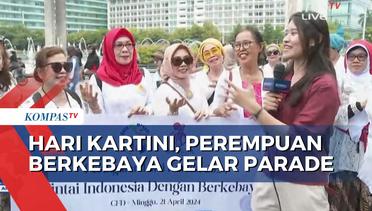 Komunitas Perempuan Berkebaya Gelar Parade dari Sarinah-Bundaran HI Demi Peringati Hari Kartini