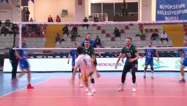 Turkish Volleyball League 2021 - Bursa Buyuksehir Belediye Spor vs Halkbank | Match Highlight 1