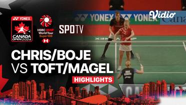 Mathias Christiansen/Alexandra Boje (DEN) vs Jesper Toft/Amalie Magelund (DEN) - Highlights | Yonex Canada Open 2024 - Mixed Doubles