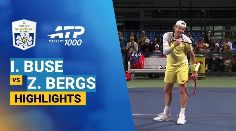Ignacio Buse vs Zizou Bergs - Round 2 (Court 7) | ATP 1000: Rolex Shanghai Masters 2026