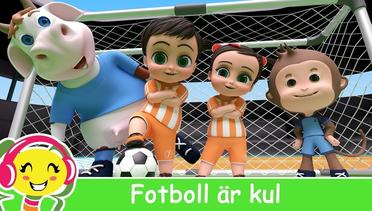 Sepak bola itu menyenangkan |  Lagu anak-anak sepak bola | Lagu anak-anak dalam bahasa Swedia - BarnMusikTV