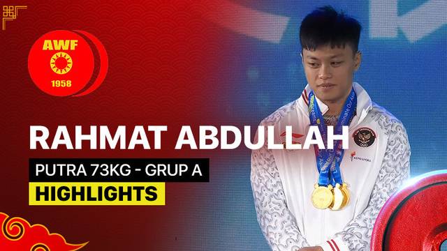 Rahmat Abdullah - Grup A - Grup A - Highlights | Asian Weightlifting Championship 2025