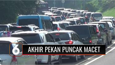 Ribuan Kendaraan Mengular Panjang di Simpang Gadog Imbas Penerapan Ganjil Genap di Akhir Pekan | Liputan 6
