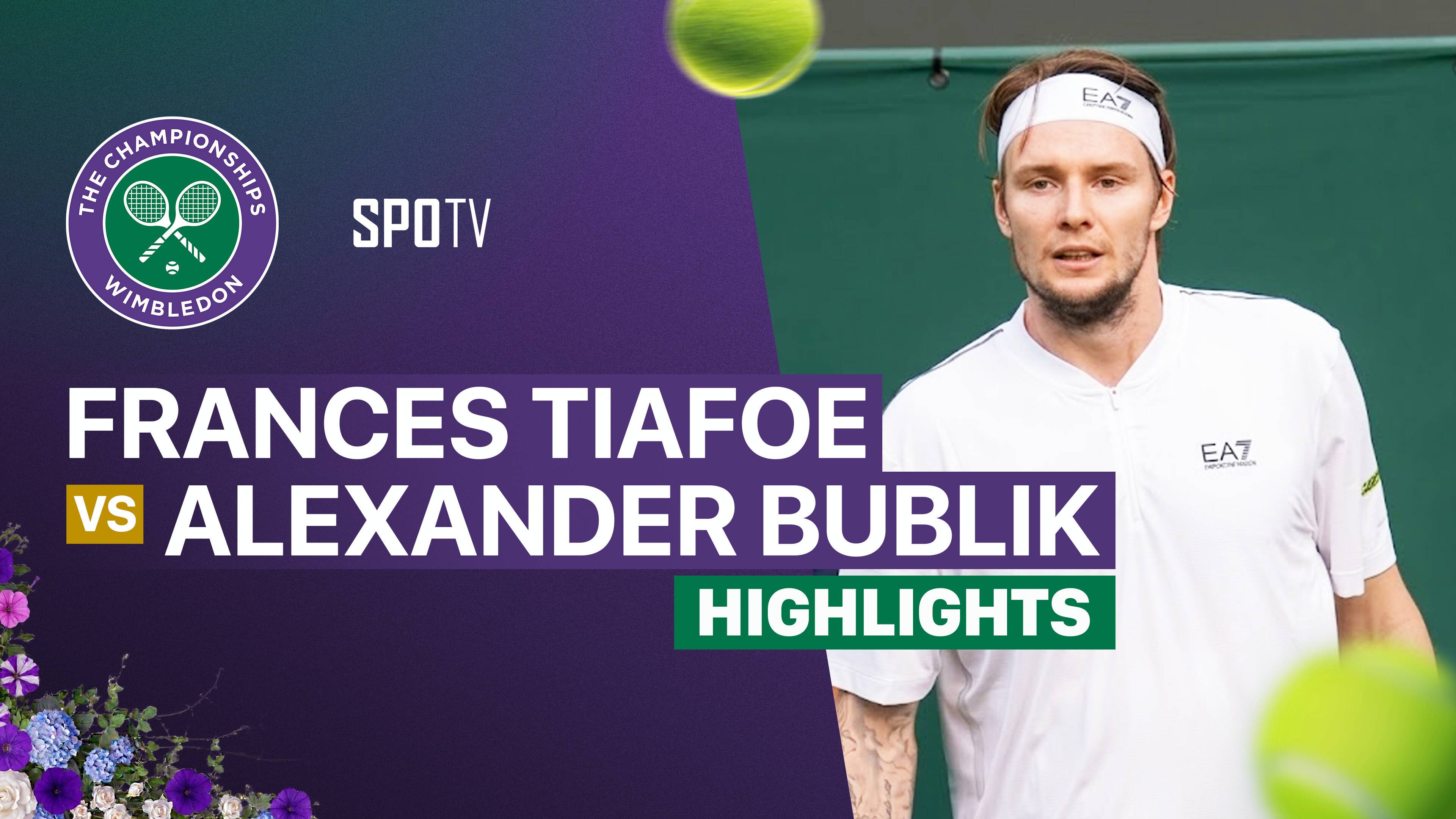 Frances Tiafoe vs Alexander Bublik - Gentlemen's Singles Third Round | Wimbledon 2026