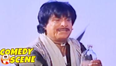 Kader Khan Drunk | Comedy Scene | Kab Tak Chup Rahungi | Aditya Pancholi, Amala Akkineni | HD