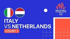 Full Match | VNL WOMEN'S - Italy vs Netherlands | Volleyball Nations League 2021
