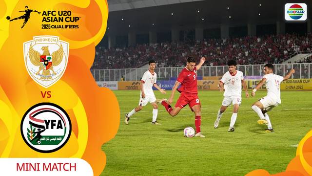 Indonesia vs Yemen - Mini Match | AFC U20 Asian Cup 2025 Qualifiers
